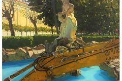 Διάλογος-Ι-100Χ100cm-λάδι-σε-καμβά