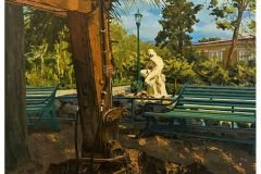 Διάλογος-ΙΙ-100Χ100cm-λάδι-σε-καμβά