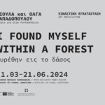 «I found myself within a forest-Ευρέθην εις το δάσος». Εικαστική εγκατάσταση στο Υπαίθριο Μουσείο Υδροκίνησης.