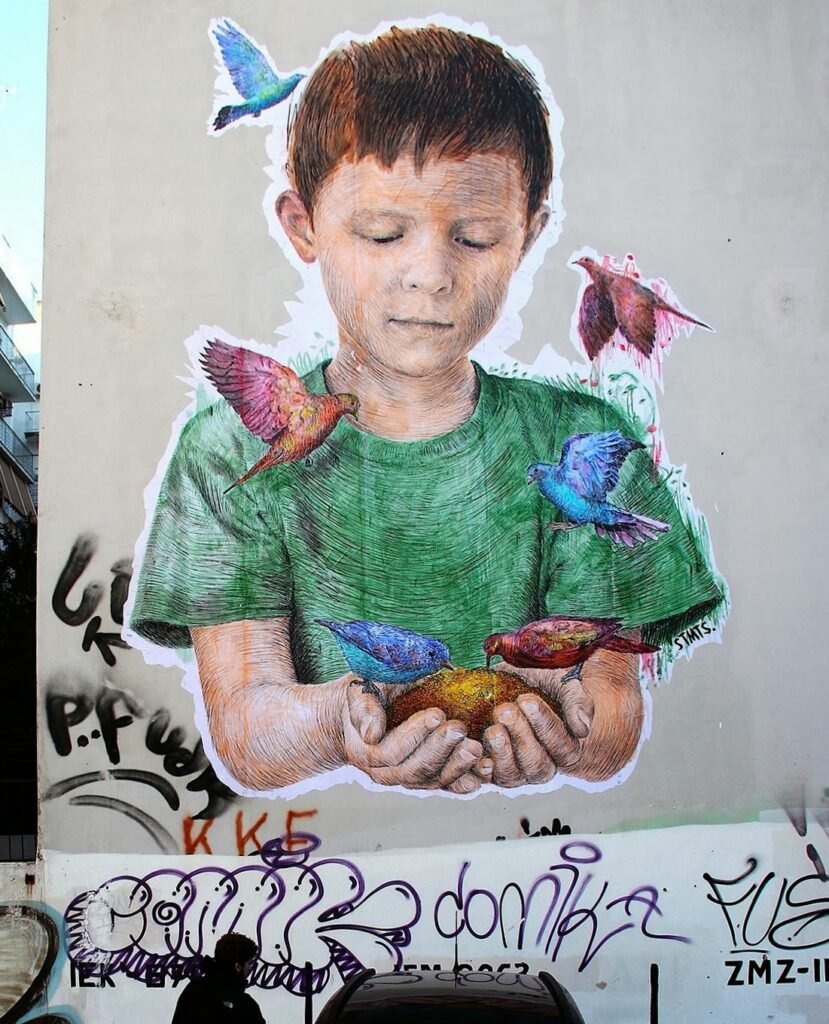 Street Art Wheatpasting 