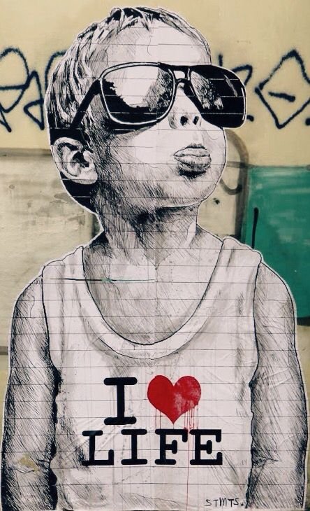 Street Art Wheatpasting